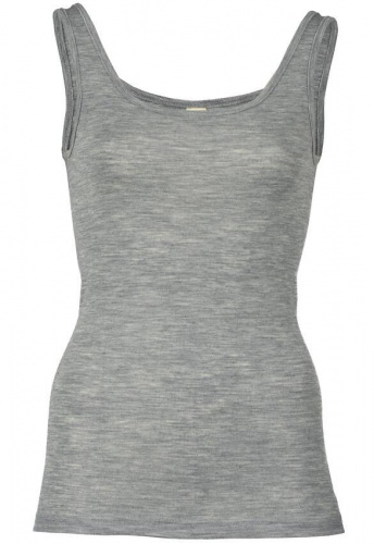 Women's Tank Top, Wool/Silk - light grey melange Women's Tank Top, Wool/Silk - light grey melange