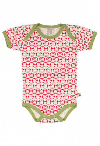 Short Sleeved Body "Monkey" - tomato Short Sleeved Body "Monkey" - tomato