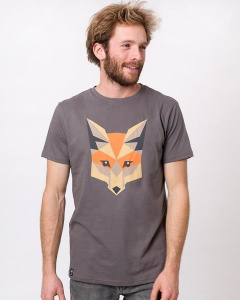 Zerum T-Shirt Homme "Fox" - anthracite
