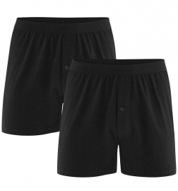 Boxer-Shorts, 2Pack - noir