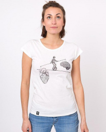 Zerum Womens T-Shirt "Balance" - white Zerum Womens T-Shirt "Balance" - white