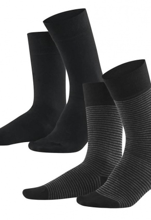 Men's Socks, 2pack - black/anthracite Men's Socks, 2pack - black/anthracite