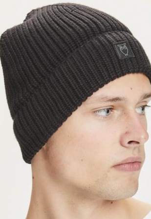 Ribbed Hat - black Ribbed Hat - black