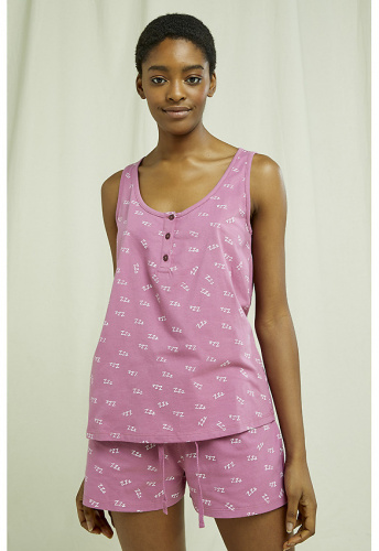 ZZZs Pyjama Vest - pale mauve ZZZs Pyjama Vest - pale mauve