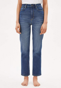 Highwaist-Jeans "Lejaani" (vegan) - dark Highwaist-Jeans "Lejaani" (vegan) - dark