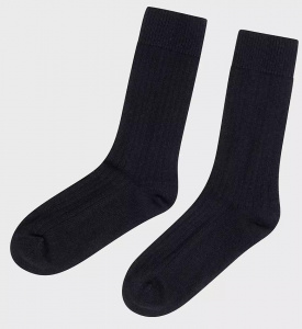 Dicke Woll-Socke - schwarz
