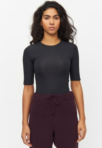 Rib T-Shirt - black Rib T-Shirt - black