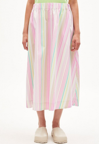 Woven Skirt "Parlomaa Stripes"- white Woven Skirt "Parlomaa Stripes"- white