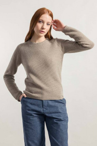 Kaschmir-Pullover "Giulietta" - beige sabbia