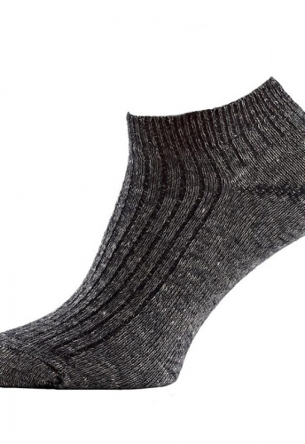 Hirsch Sports Footie "Danny" (wool/linen) - black Hirsch Sports Footie "Danny" (wool/linen) - black