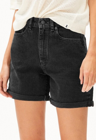 Jeans Shorts "Sheaari" - ebony black Jeans Shorts "Sheaari" - ebony black