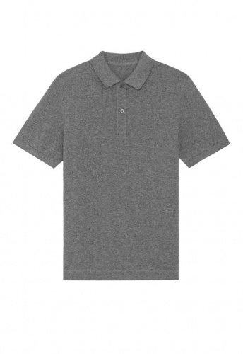 Polo-Shirt "Prepster" - black heather mid grey Polo-Shirt "Prepster" - black heather mid grey