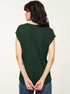 T-Shirt "Mithila" - dark green