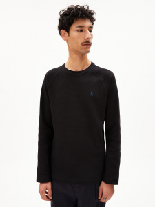 Longsleeve "Josuaa Waffle" - black