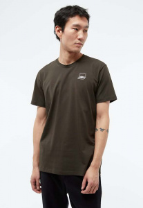 Givn T-Shirt "GBColby Recordplayer" - dark olive