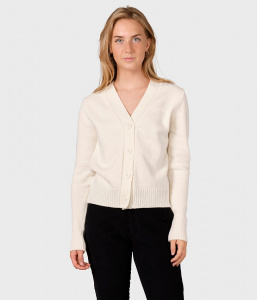 Wollstrick-Cardigan "Wilma" - cream