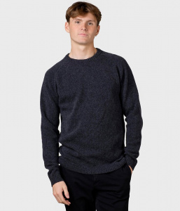 Merino-Strickpullover "Ole" (Wolle) - anthrazith