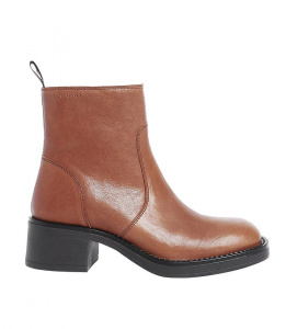 Ten Points Stiefelette "Ingrid" - cognac