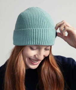 Cashmere Beanie "Marcello" - green menta