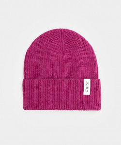 Cashmere Beanie "Marcello" - pink ciclamino