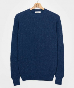 Strick-Pullover "Vittorio" - dunkelblau