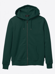 Sweatjacke "Birch" - deep green