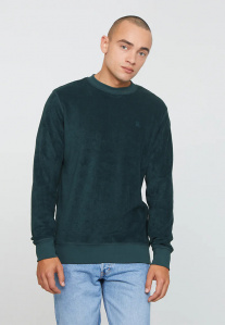 Frottee-Sweatshirt "Ramsons" - deep lake blue