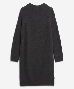 Knit Dress "Millaana" (wool) - steel melange