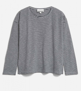 Longsleeve "Xianaa Lovely Stripes" - black/oatmilk