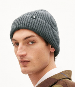 Knitted Hat "Nildaao Cotton" - space steel