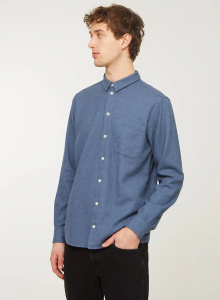 Shirt "Bamboo" - dark arctic blue