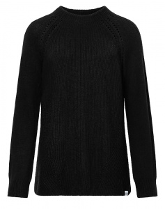 Wool Knit Jumper "Atlanta" - black