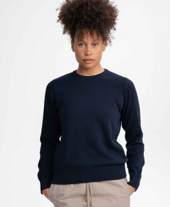 Feinstrick-Pullover "Dhana" - navy