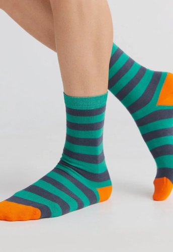 Socks - green/navy/orange Socks - green/navy/orange