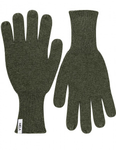 Strick-Handschuhe "Rishi" - grün melange