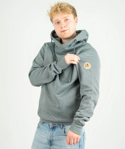 Hoodie "Cova" - stormy striped