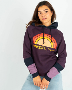 Hoodie "Tüütje" - plum/navy/grapeade