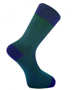 Herringbone Socks - green