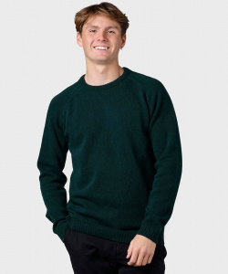 Merino-Strickpullover "Ole" (Wolle) - moss green