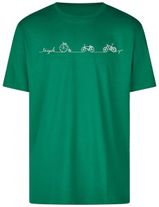 T-Shirt "Bicycle Line" - irish green