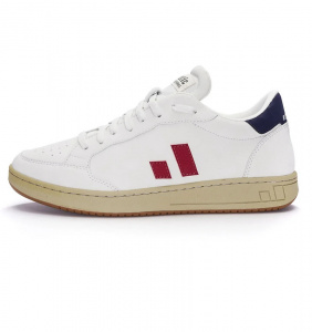 Ethletic Fair Sneaker Jesse Lo Cut - chalk white/rio red