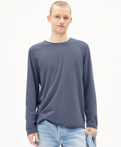 Longsleeve "Maarkos LS Brushed" - moonlight gray