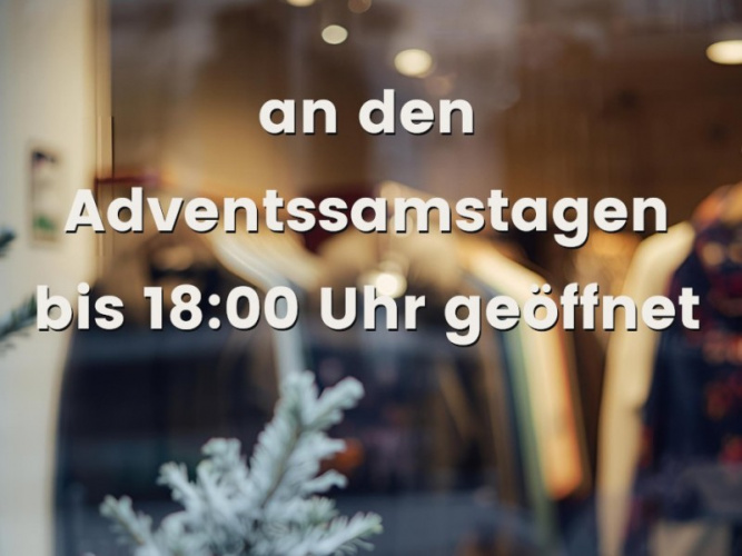 Öffnungszeiten im Dezember Öffnungszeiten im Dezember