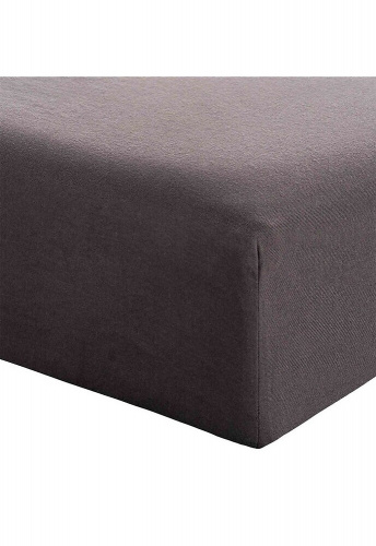 Jersey Fitted Sheet "Pamban" 140x200cm - basalt grau Jersey Fitted Sheet "Pamban" 140x200cm - basalt grau